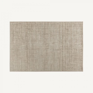 Covor dreptunghiular crem, din viscoză, 290x200 cm, FAHARI
