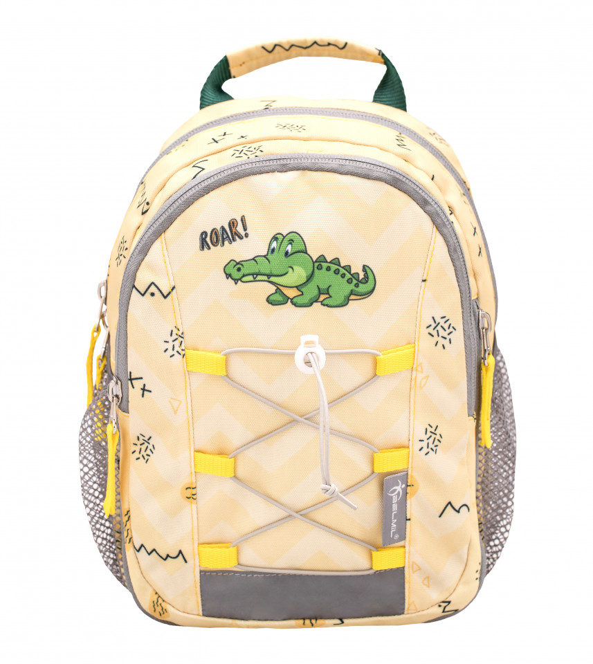 Ghiozdan gradinita Belmil Mini Kiddy - micul Croco