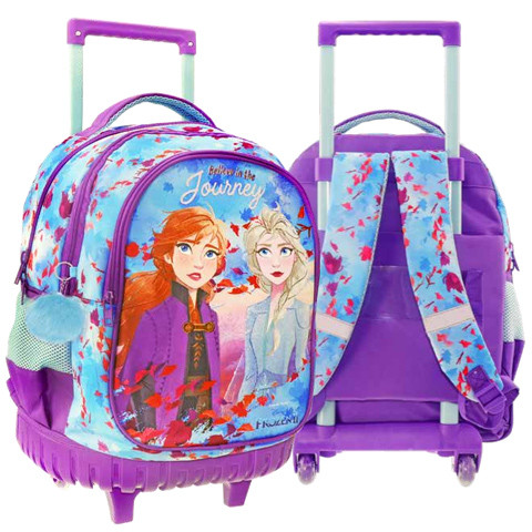 Ghiozdan rucsac troler Elsa si Anna Disney Frozen