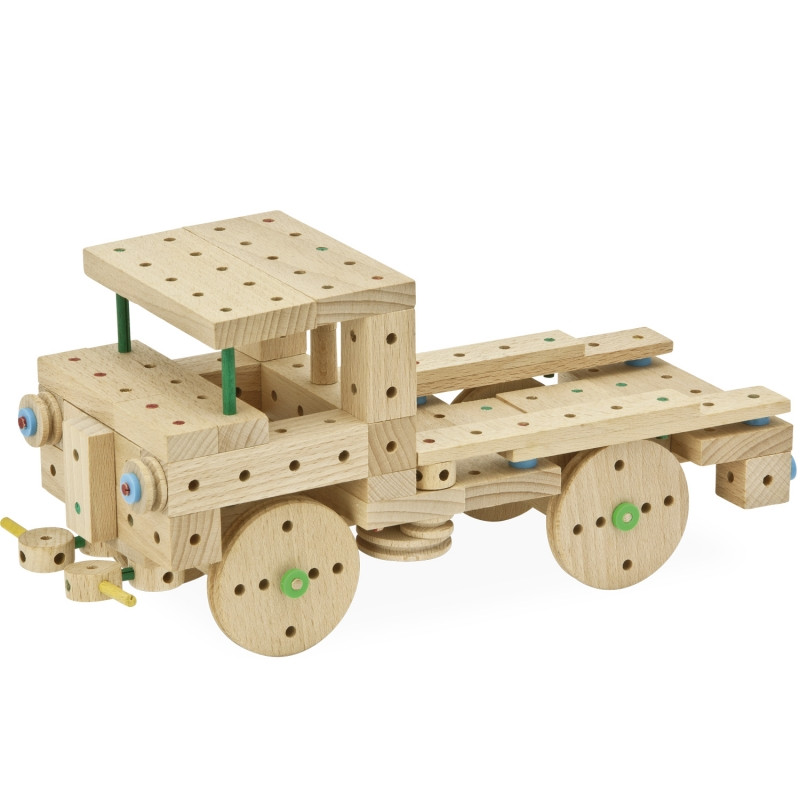 Set de constructie din lemn 318 piese Matador Explorer