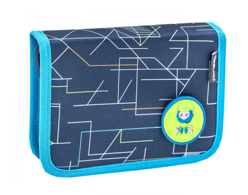 Ghiozdan scoala echipat Belmil Cool Bag - Invazia geometrica