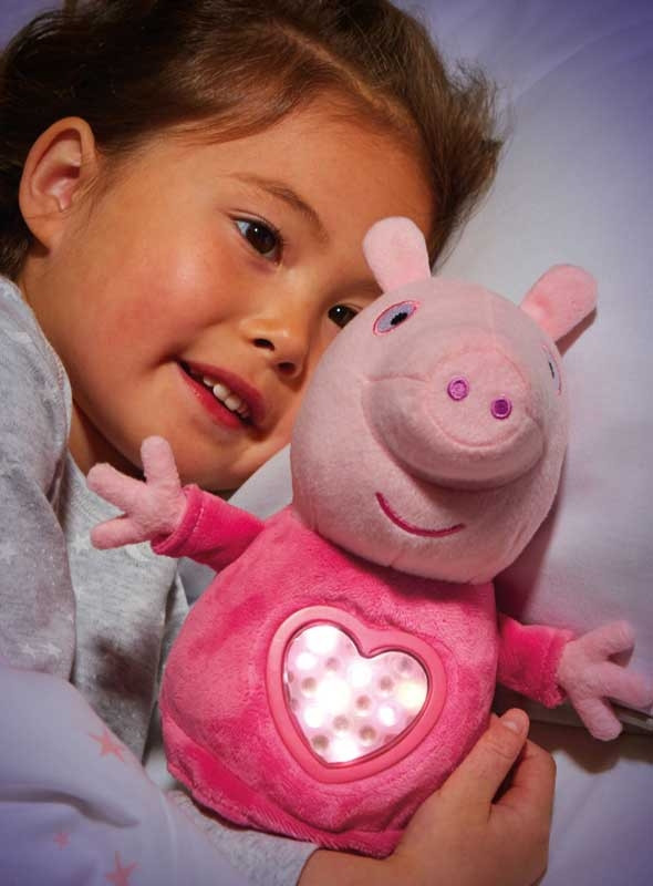 Jucarie de plus Peppa Pig Sleepover Peppa