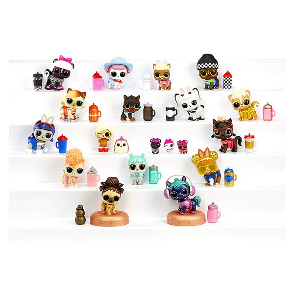 Pachet surpriza cu figurina animalut si accesorii LOL Surprise Fuzzy Pets seria 2
