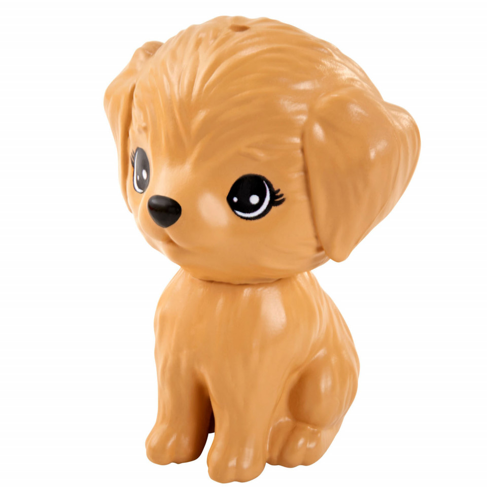 Papusa Barbie Chelsea Lost Birthday cu catel si costum de baie