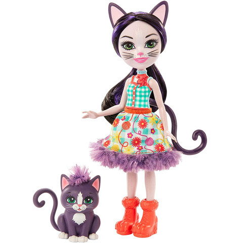 Papusa Ciesta Cat si figurina Climber EnchanTimals