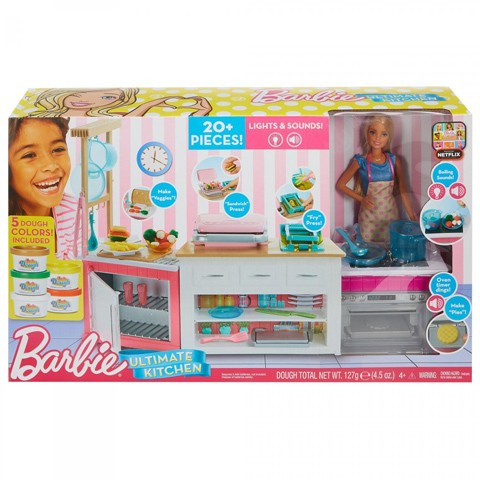 Set de joaca Bucataria completa Barbie