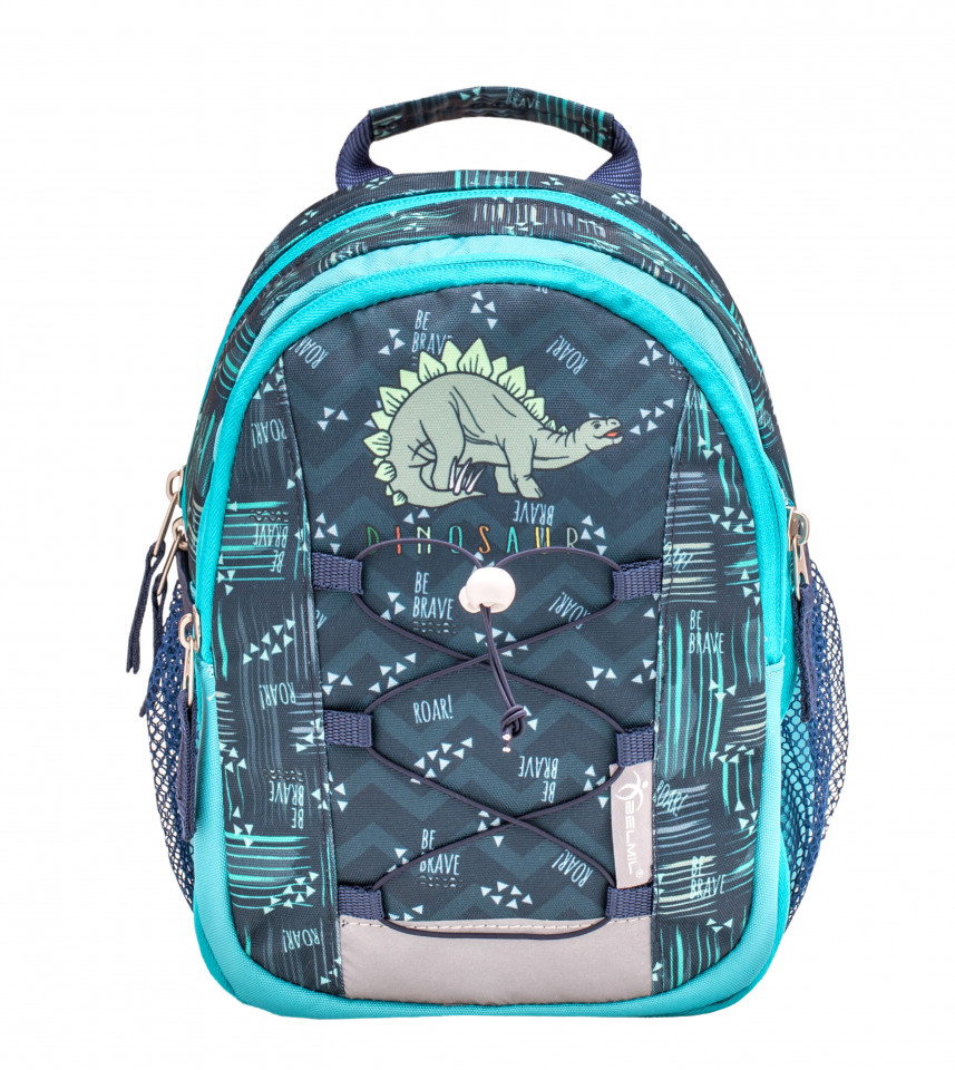 Ghiozdan gradinita Belmil Mini Kiddy - micul Stegosaur