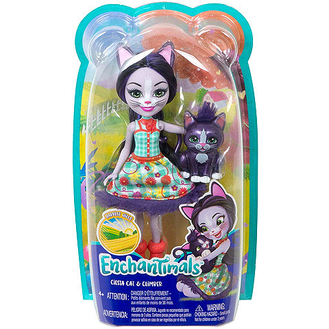 Papusa Ciesta Cat si figurina Climber EnchanTimals