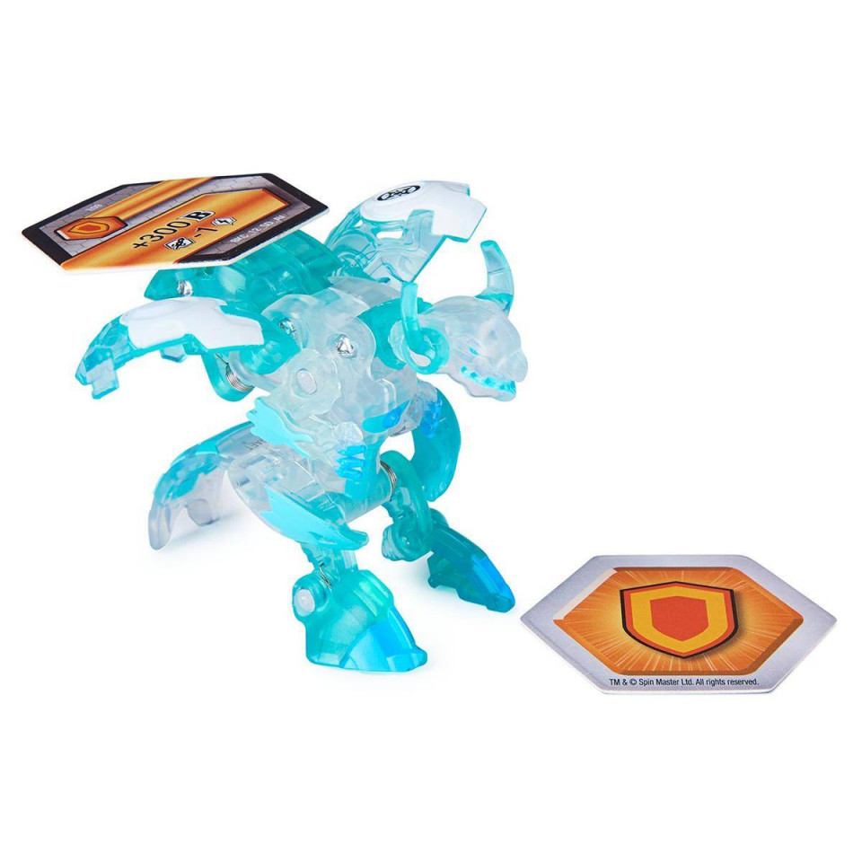 Set Bakugan Armored Alliance Baku-Gear figurina Eenoch Ultra alb