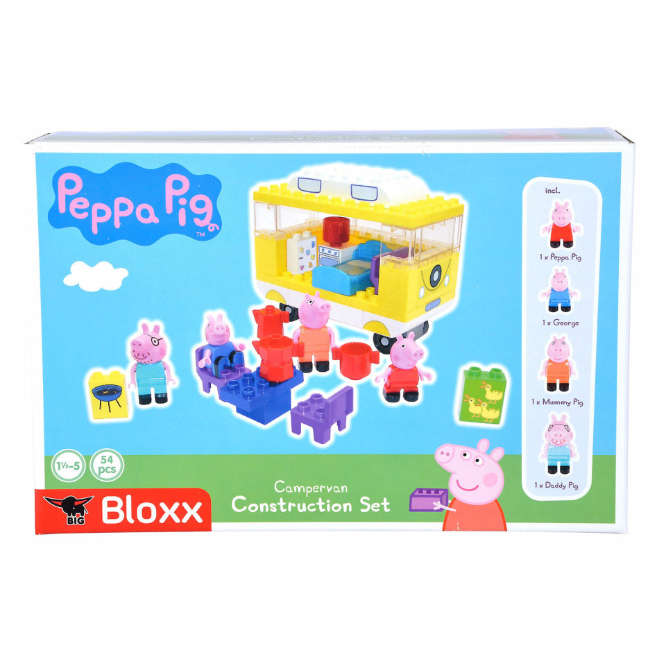 Set de constructie Big Bloxx Peppa Pig autorulota