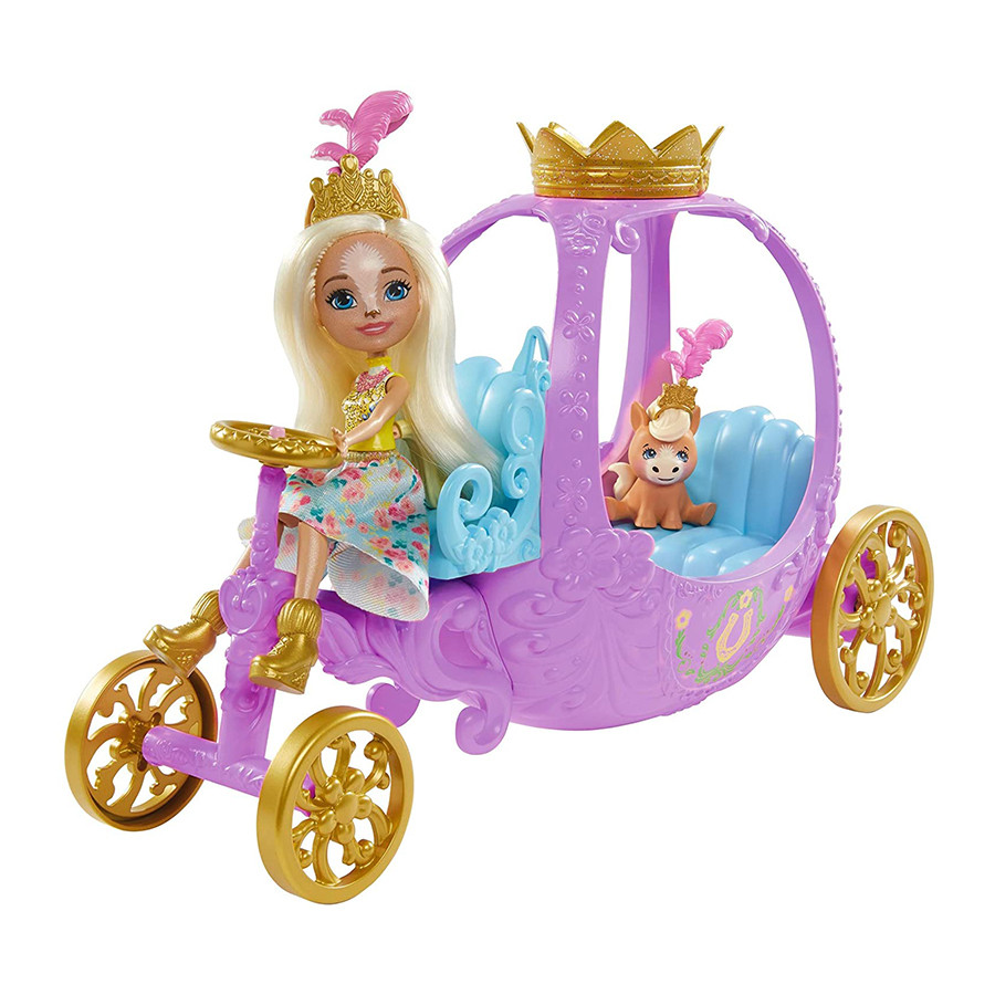 Set de joaca Peola Pony si Caleasca regala Enchantimals Royal