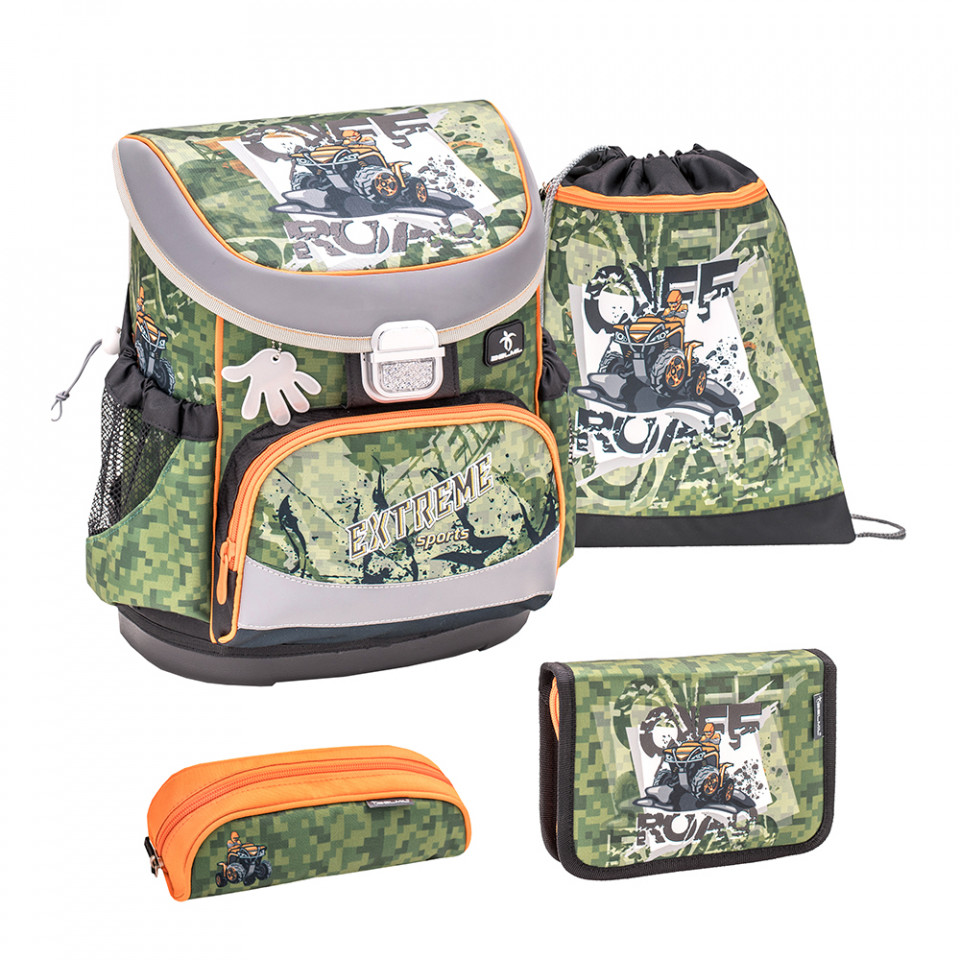 Ghiozdan scoala echipat Belmil Mini Fit - Off Road