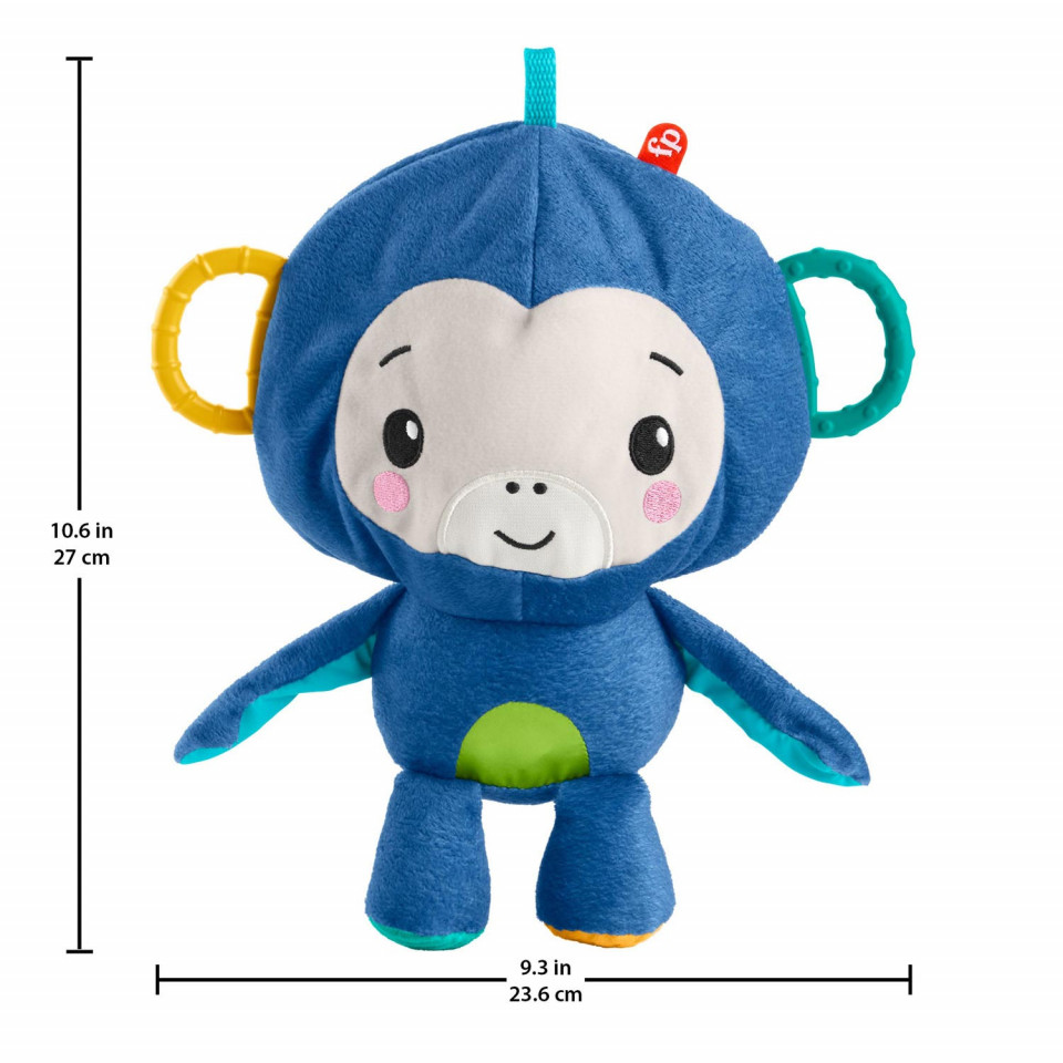 Jucarie de plus Fisher Price 2 in 1 - Maimutica albastra