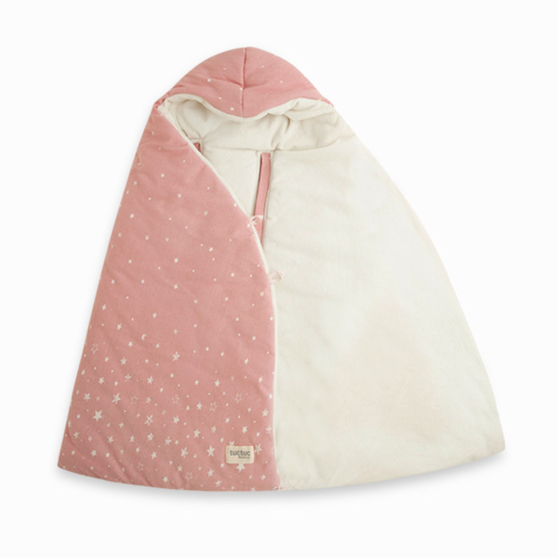 Sac de dormit cu gluga bebe Constelatie roz Tuc Tuc