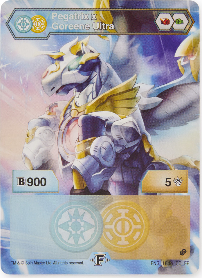 Set Bakugan Armored Alliance figurina Pegatrix x Goreene Ultra