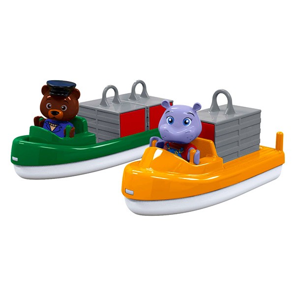 Set figurine si nave de transport AquaPlay