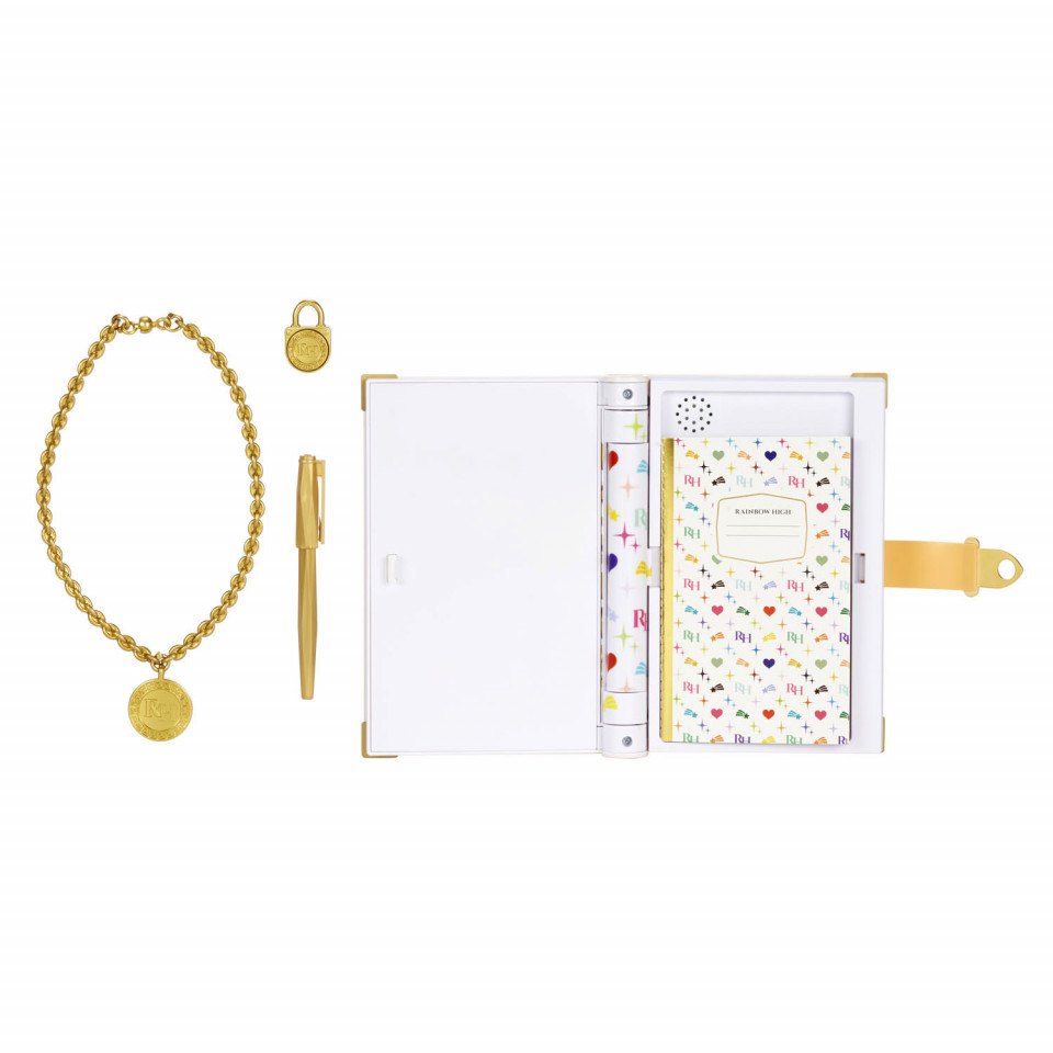 Set jurnal cu lacat si accesorii Rainbow High