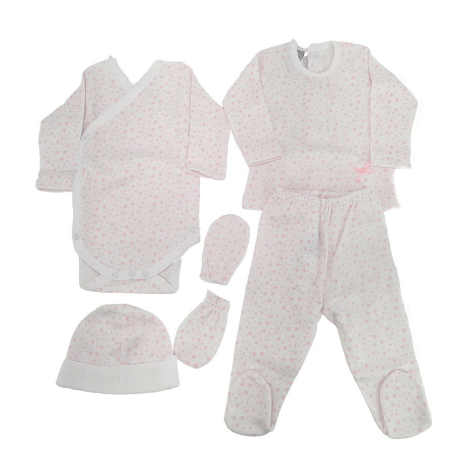 Set nou nascut 5 piese stelute Babidu