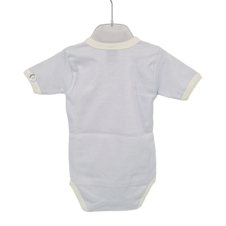 Body cu maneca scurta si dungi bleu Babidu