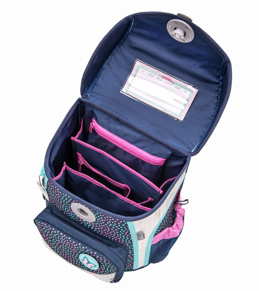 Ghiozdan scoala echipat Belmil Cool Bag - Polka Dot