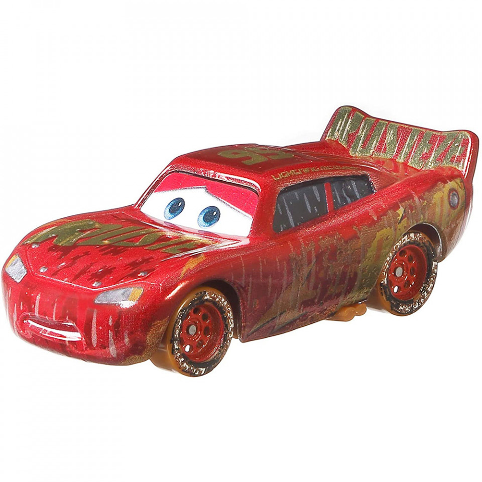 Masinuta metalica Muddy Fulger McQueen Rusteze Disney Cars Metal