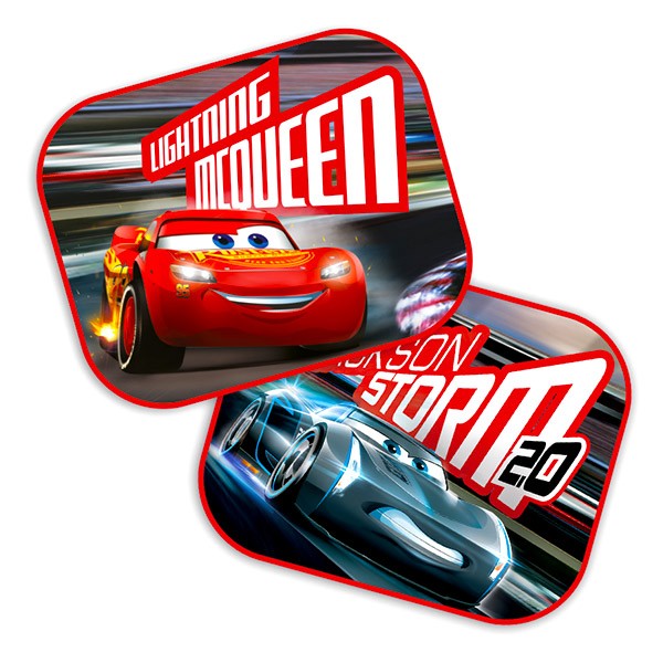 Parasolar auto Disney Cars - set 2 bucati