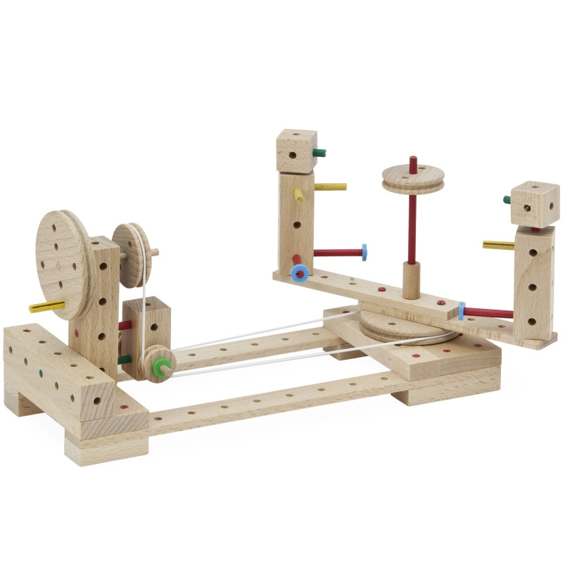 Set de constructie din lemn 222 piese Matador Explorer