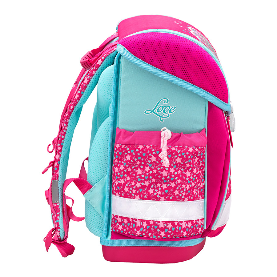 Ghiozdan scoala echipat Belmil Classy - Inimioare