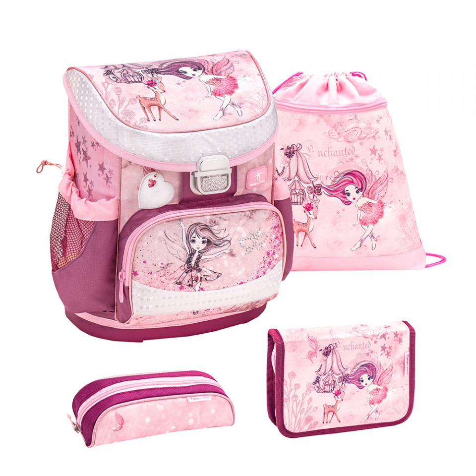 Ghiozdan scoala echipat Belmil Mini Fit - Fairytale