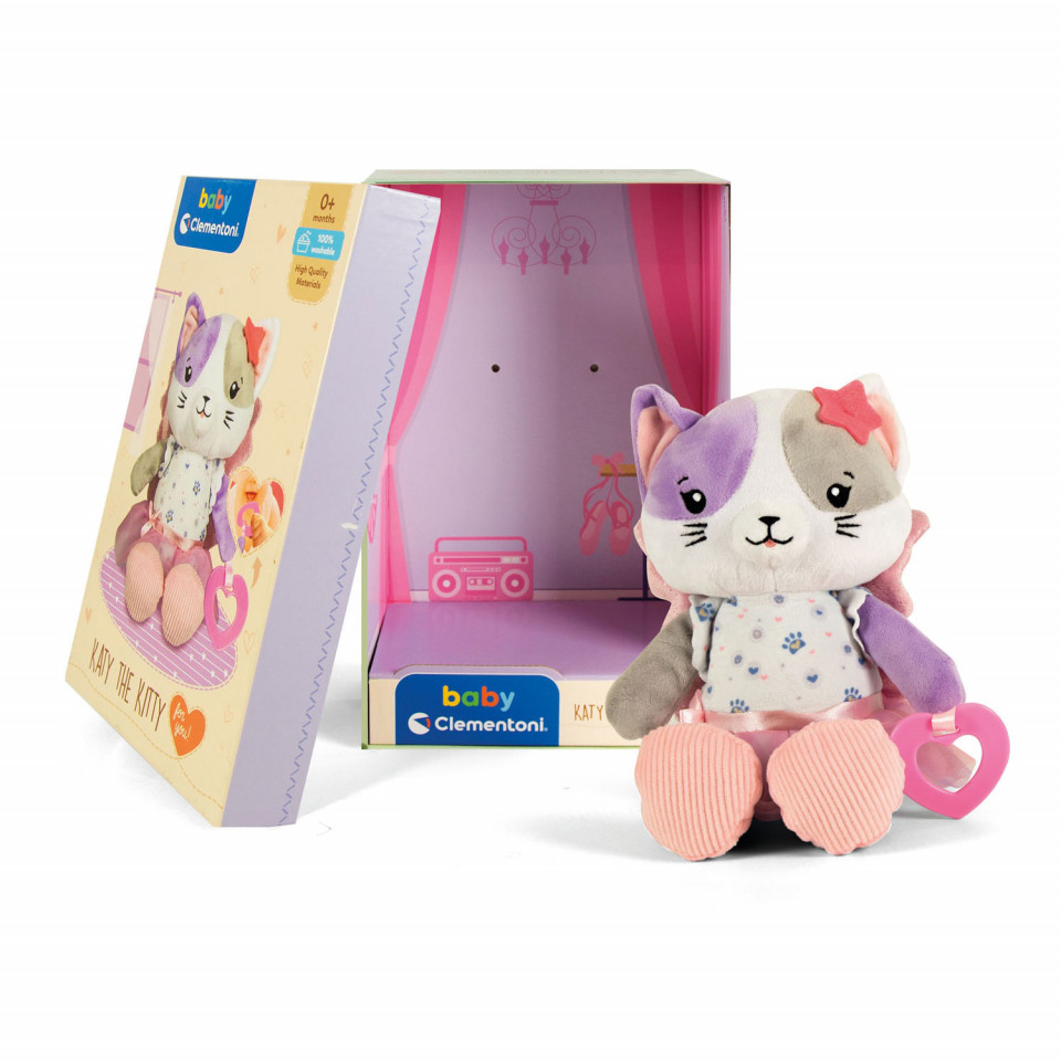 Jucarie de plus Baby Clementoni - Pisicuta Katy