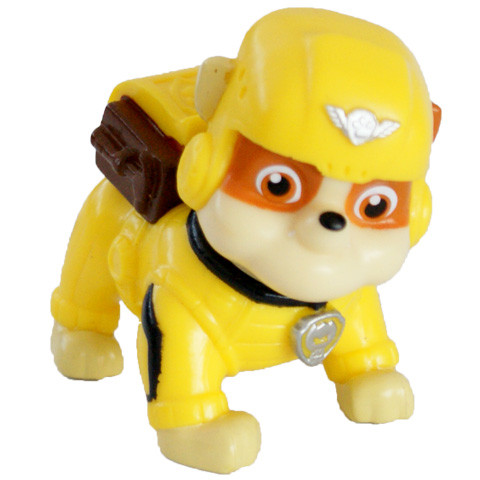 Mini Figurina Rubble echipat Patrula Catelusilor 6 cm