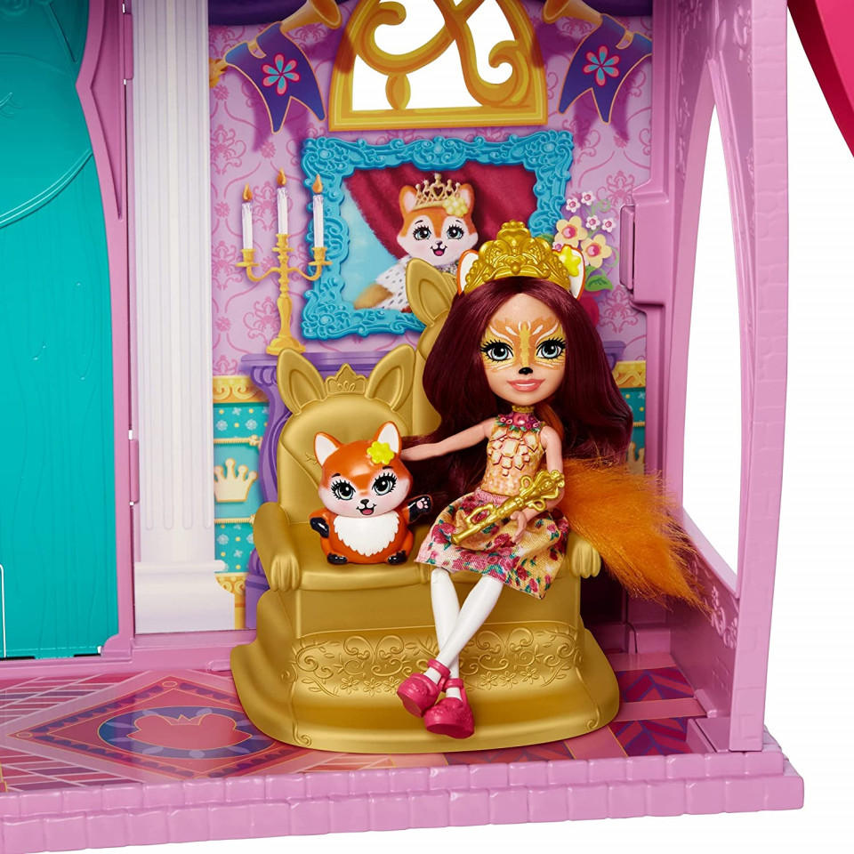 Set de joaca Castelul Enchantimals Royal cu papusa Felicity Fox