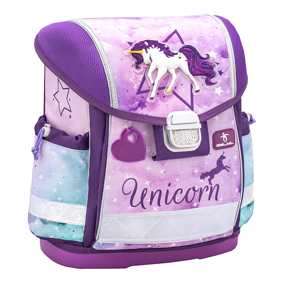 Ghiozdan scoala Belmil Classy - Unicorn mov