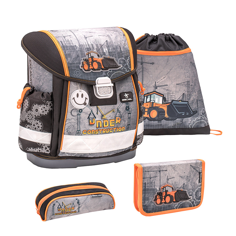 Ghiozdan scoala echipat Belmil Classy - Excavator