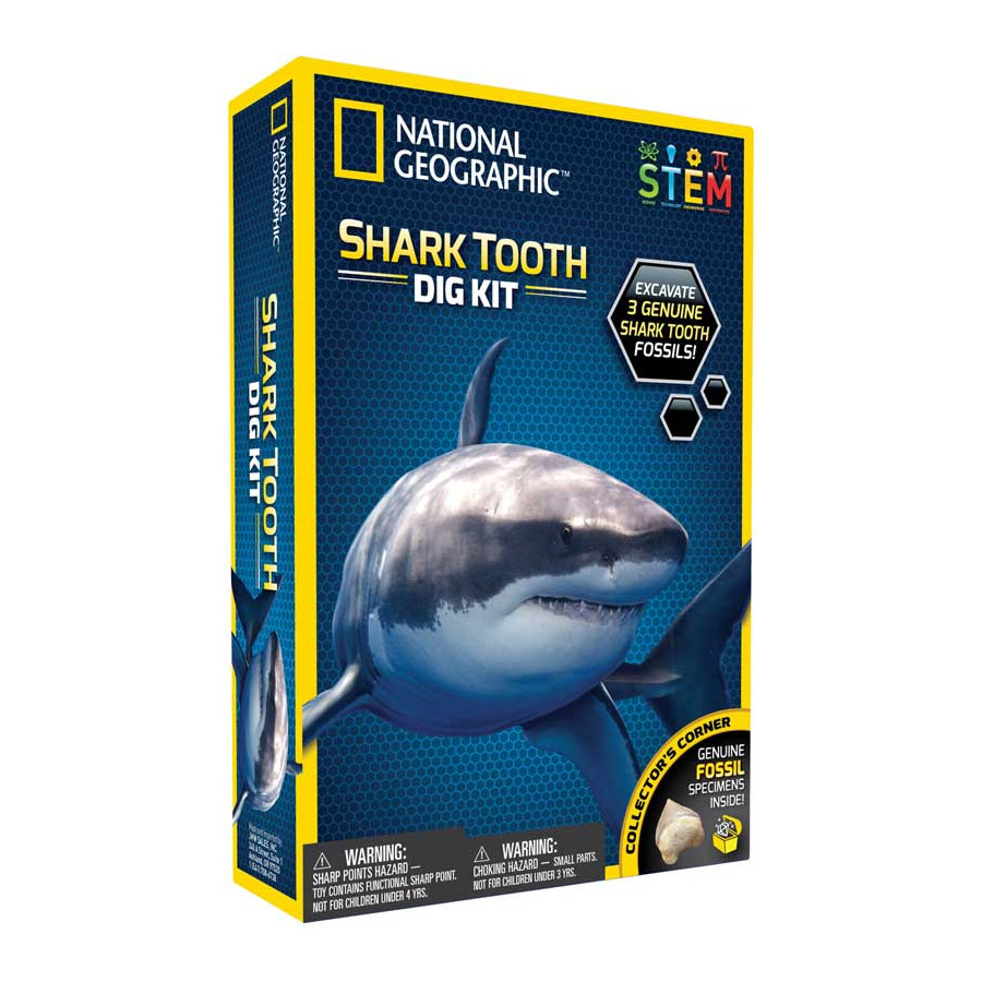 National Geographic STEM Kit Paleontologie - In cautarea dintilor de rechin