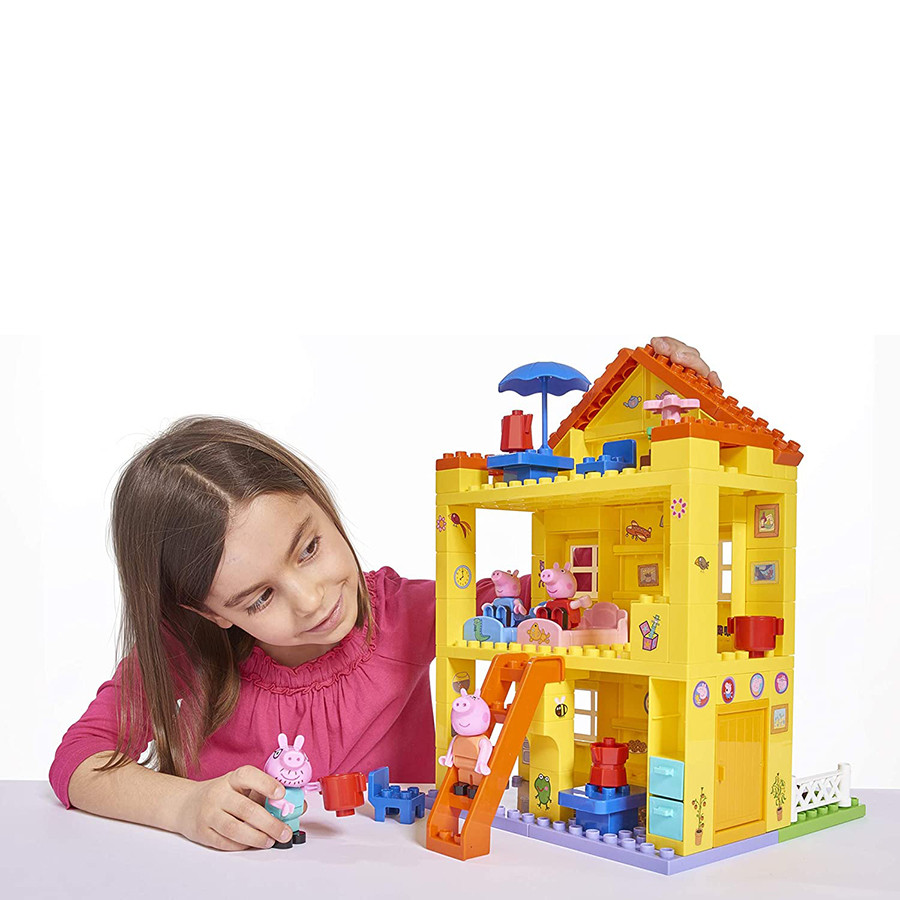 Set de constructie Big Bloxx Casa Peppa Pig
