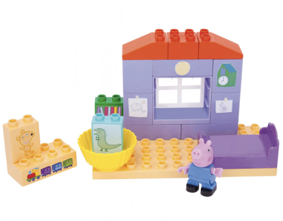 Set de constructie Big Bloxx Peppa Pig camera lui George