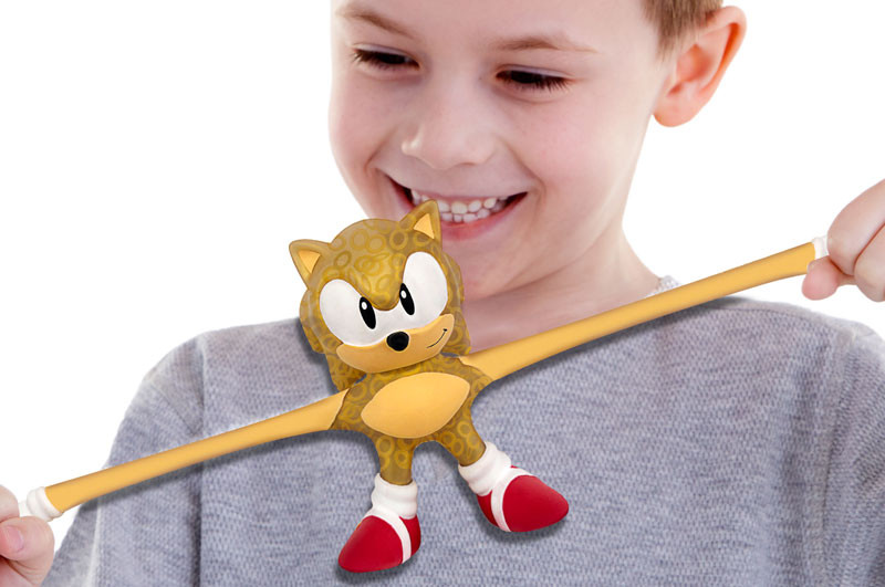 Figurina elastica Sonic editie aniversara 30 ani