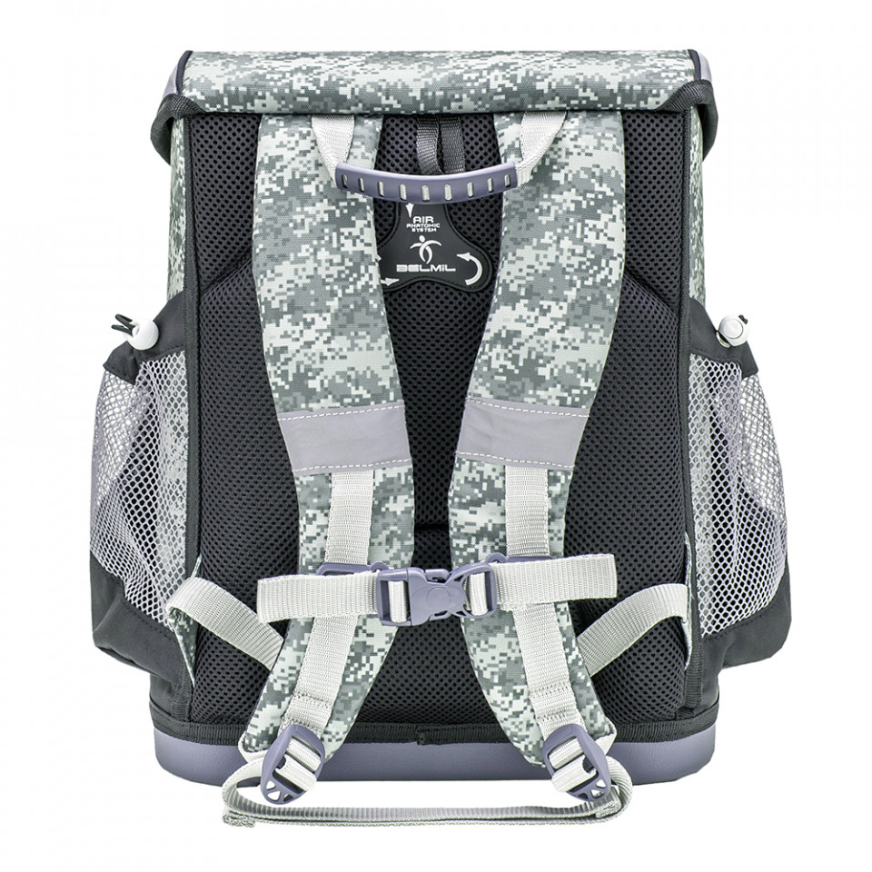 Ghiozdan scoala echipat Belmil Mini Fit - Army