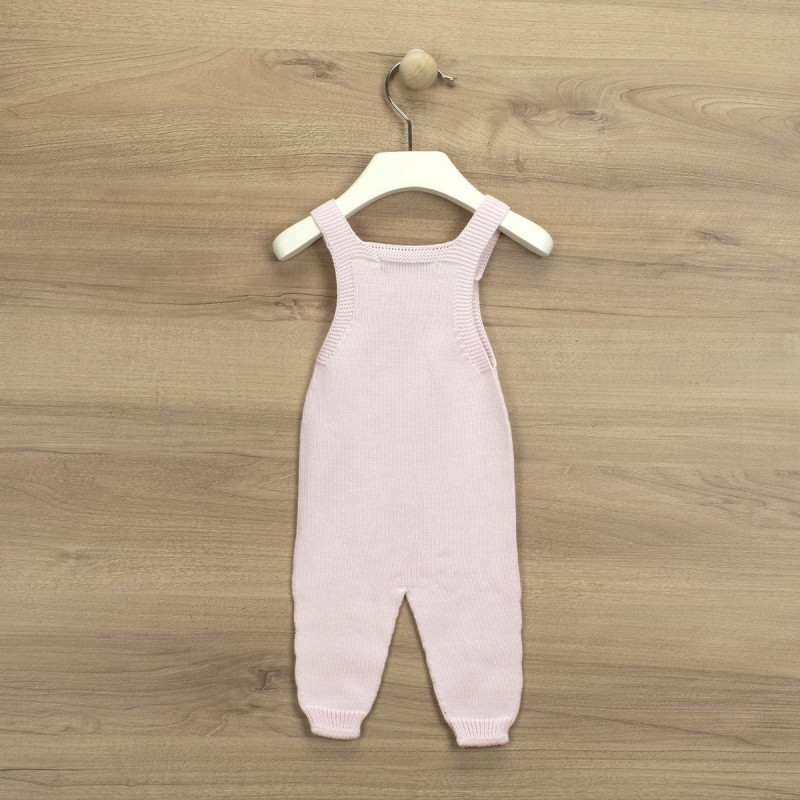 Salopeta tricotata roz Babidu