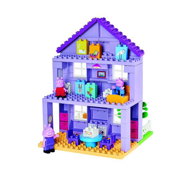 Set de constructie Big Bloxx Casa bunicilor Peppa Pig