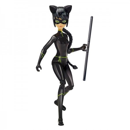 Figurina articulata Lady Noire 13 cm - Miraculous: Buburuza si Motan Noir