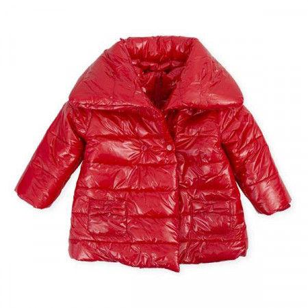Geaca iarna fete rosu glossy Tutto Piccolo