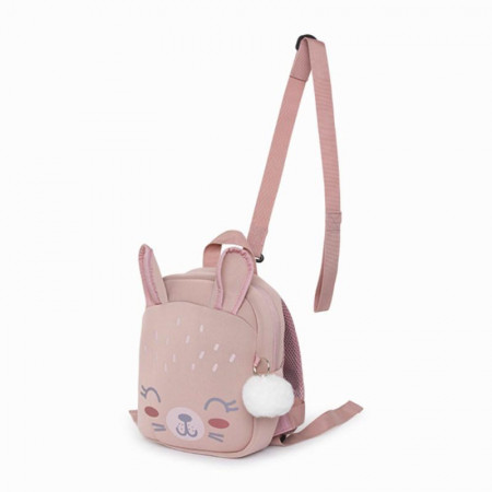 Ghiozdan de gradinita iepuras roz Little Forest Tuc Tuc