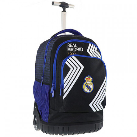 Ghiozdan tip troler FC Real Madrid negru