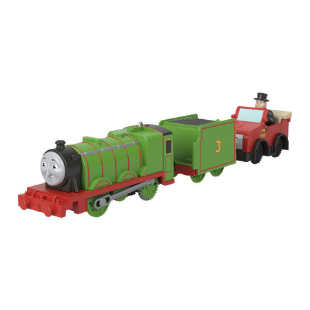 Locomotiva motorizata Henry si masinuta Winston Thomas & Friends