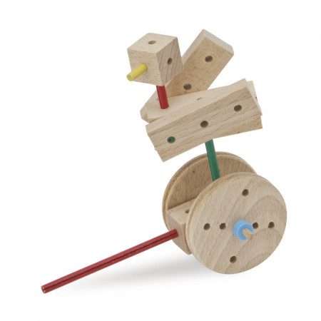 Set de constructie din lemn 99 piese Matador Explorer