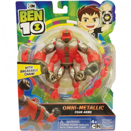 Figurina articulata Ben 10 Four Arms Omni-Metallic