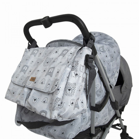 Geanta pentru mamici cu covoras pentru schimbat scutece Tuc Tuc