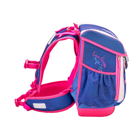 Ghiozdan scoala echipat Belmil Customize me - Sirena cu parul roz